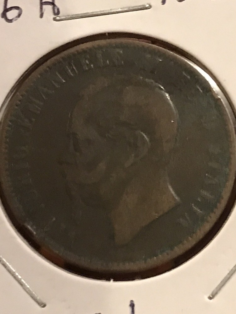 1866H Italy 10 Cent