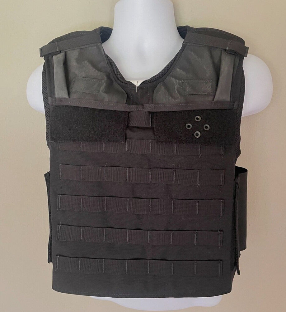 SECOND CHANCE Standard Armor Carrier Side Open Small LONG 2017-2017 Black Molle