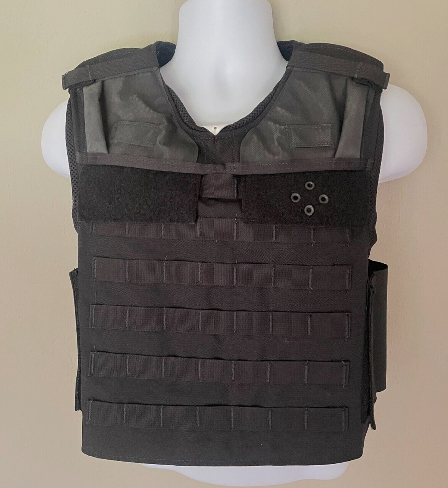 SECOND CHANCE Standard Armor Carrier Side Open Small LONG 2017-2017 Black Molle