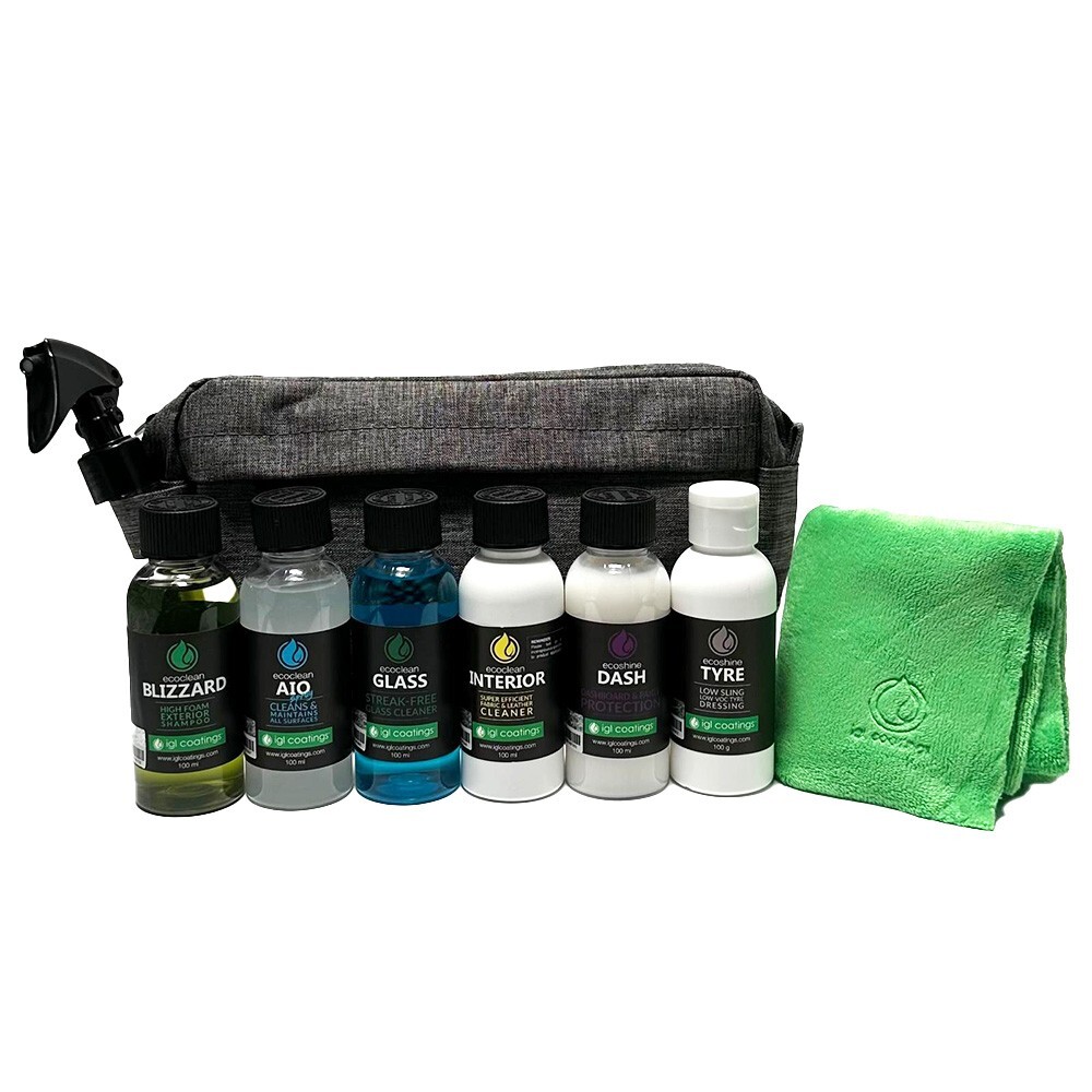 IGL Ecoclean Travel Kit (100ml) Everything You Need For A Quick Shine