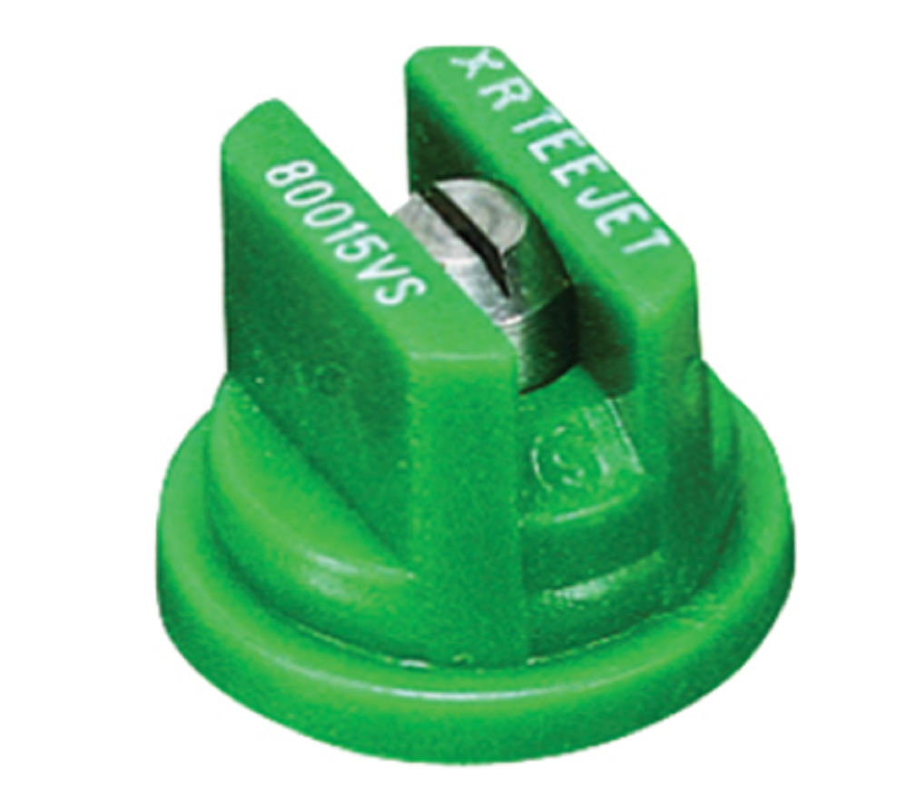 XR80015VS Teejet Extended Range Flat Spray Nozzle, Green Tip