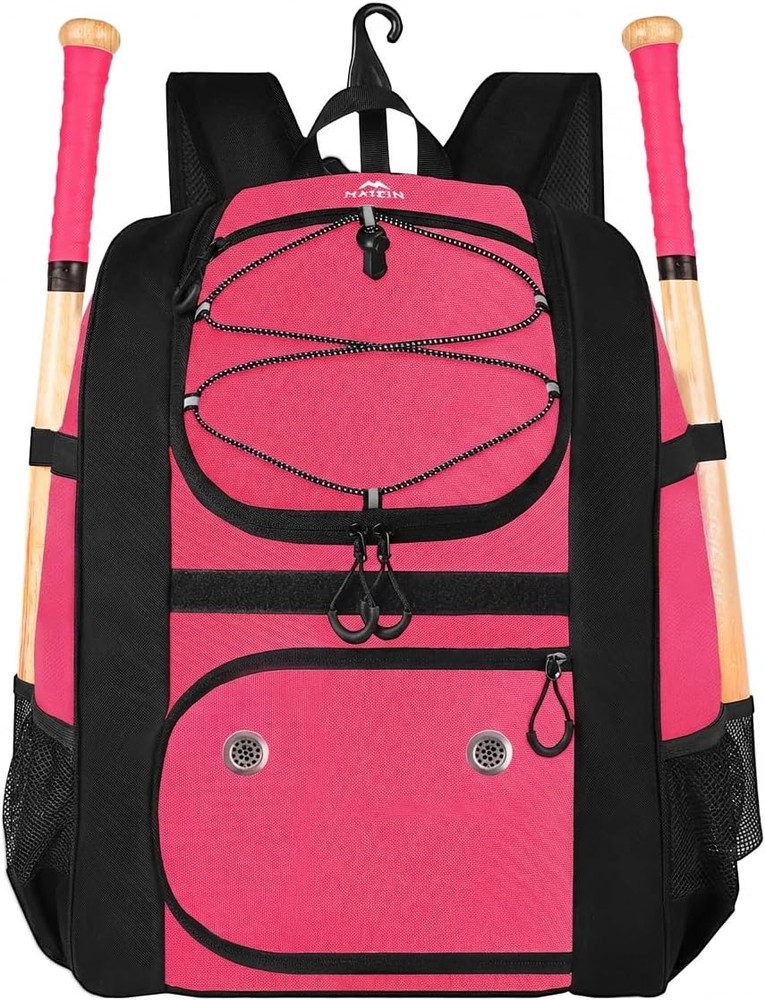Softball Bag, Lightweight Baseball Backpack with Shoe Compartment, Baseball Bag