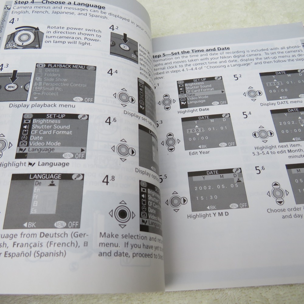 Nikon CoolPix 4500 Digital Camera User Guide Instruction Manual - Used