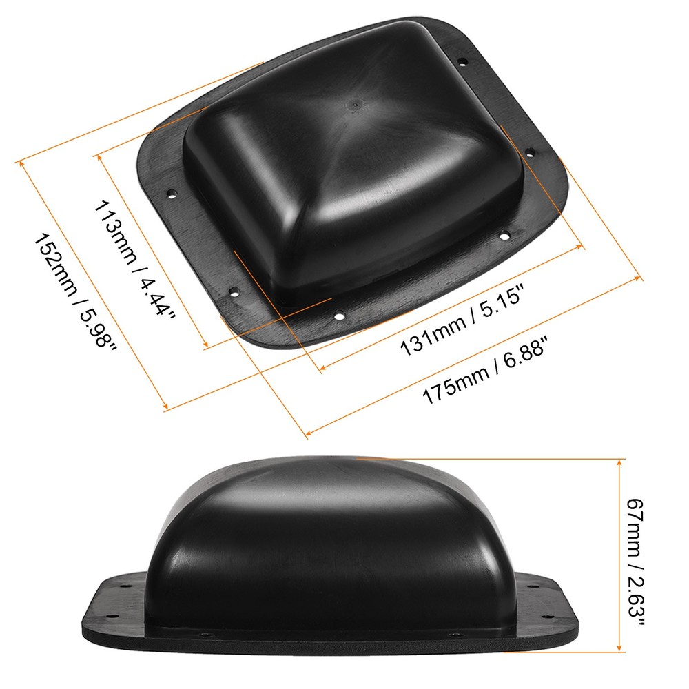 Recessed Speaker Handle Grasp Holder 2 Pcs