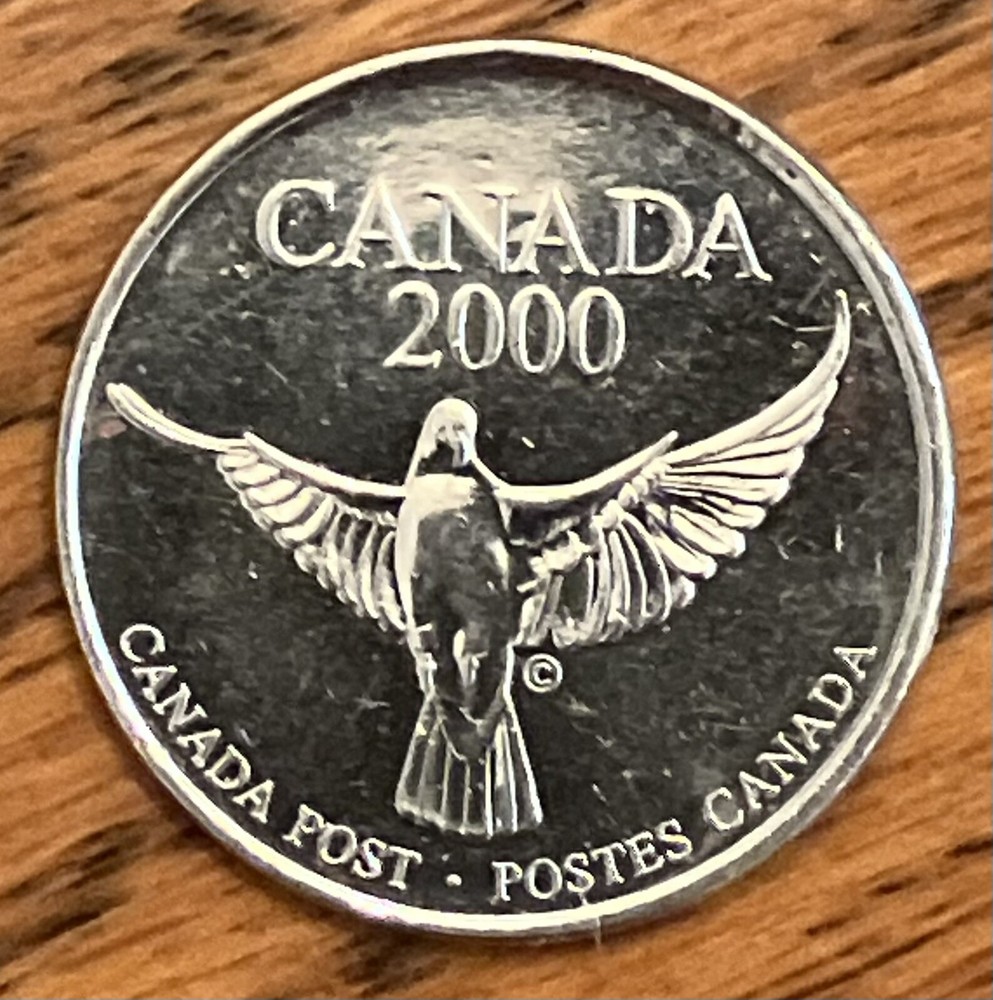 2000 MILLENNIUM Canada medal coin from CANADA POST set