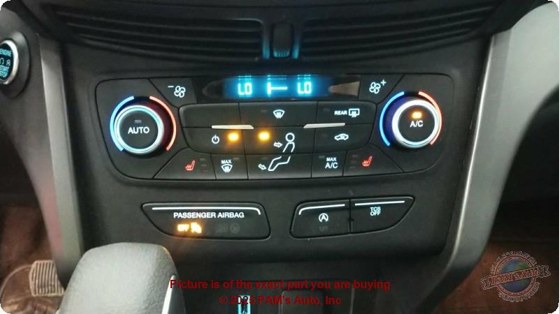 Used A/C Selector Switch fits: 2019 Ford Escape front automatic temperature cont