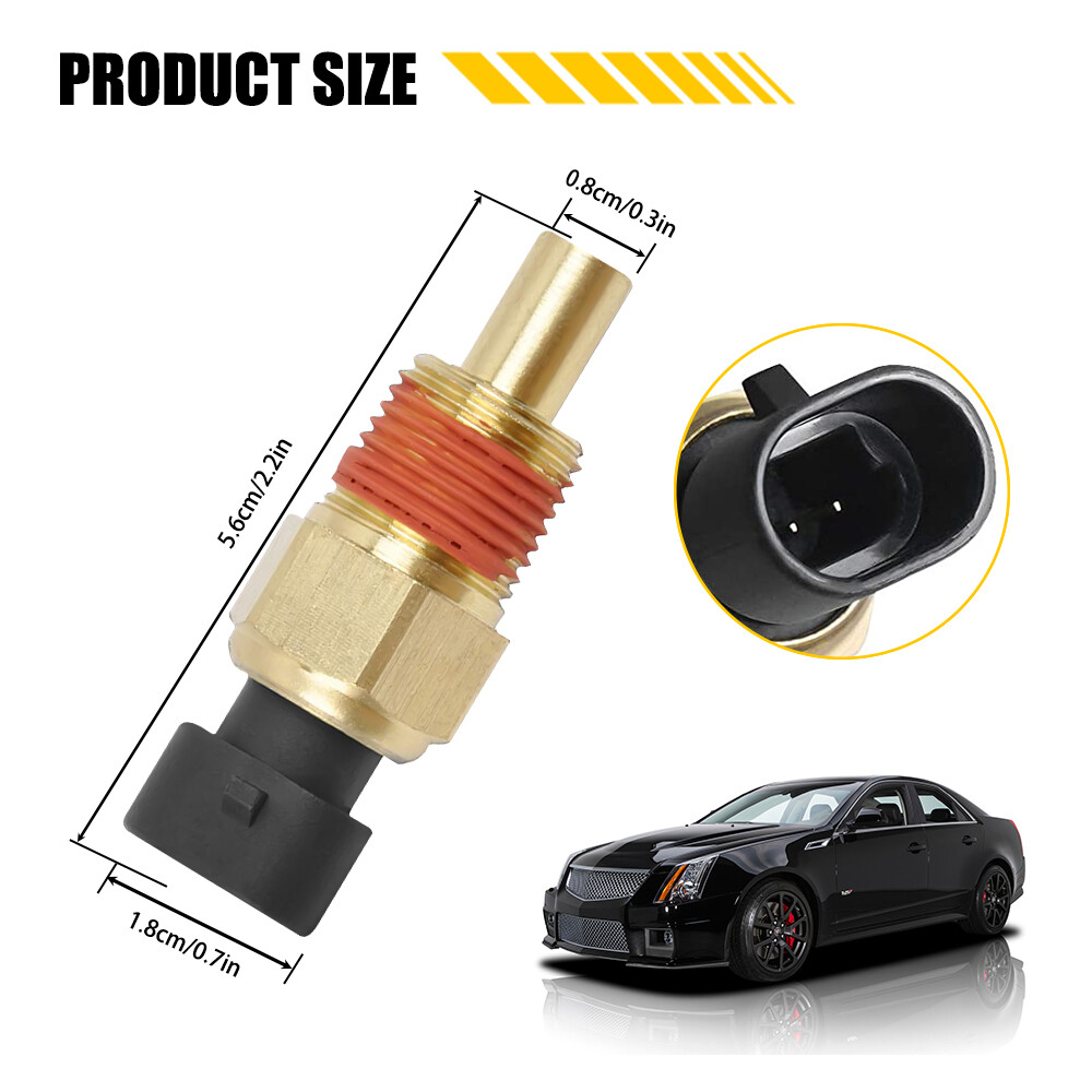 12146312 Engine Coolant Temperature Sensor Water Temp Sensor fit Buick Cadillac