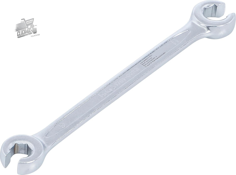 1761-9X11 | Double Ring Wrench, Open | 9 X 11mm