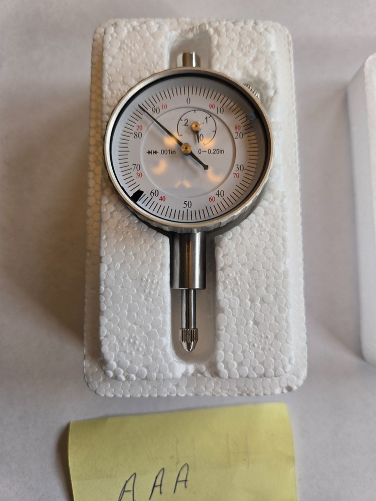 Dial Test Indicator 0-.25" Range .001" CNC Metalworking