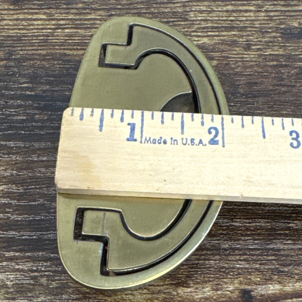 Drexel Passage Drawer Pull Handle Campaign Brass KBC N-16827 Replacement MCM