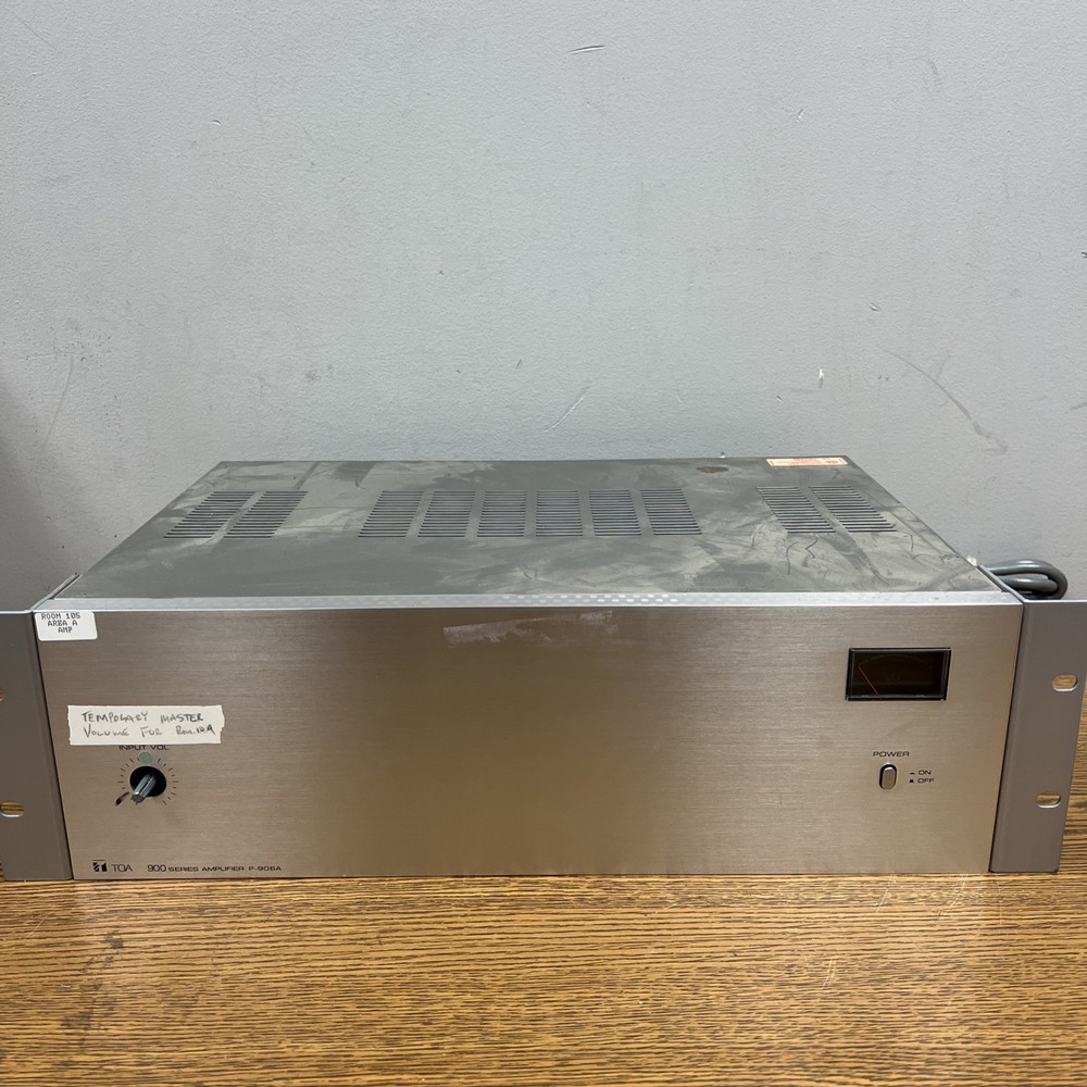 TOA 900 Series Power Amplifier P-906A