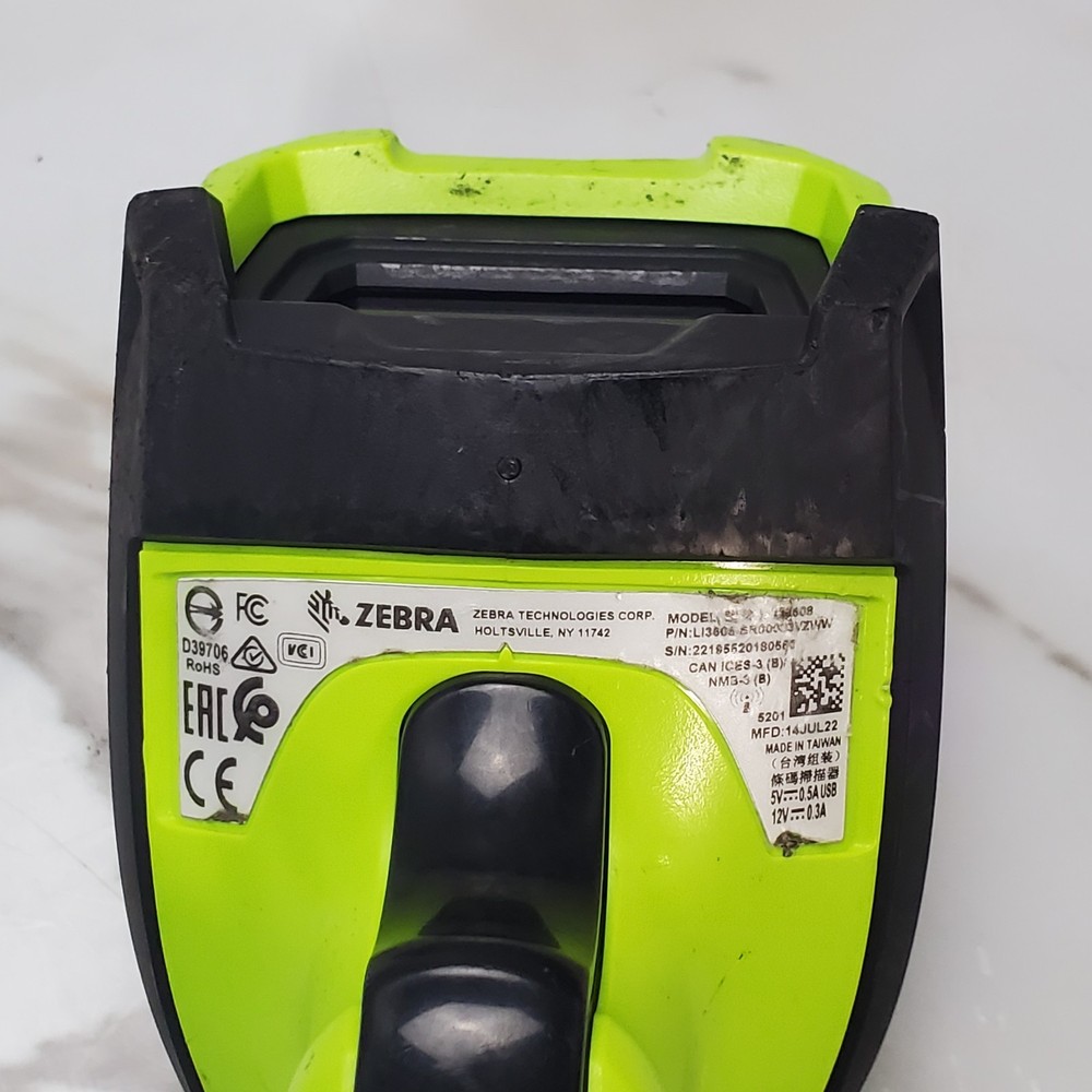Zebra LI3608-SR00003VZWW Handheld USB Wired Barcode Scanner