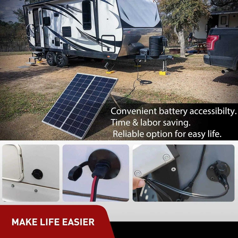 12AWG 2-Pack SAE Power Socket Sidewall Port