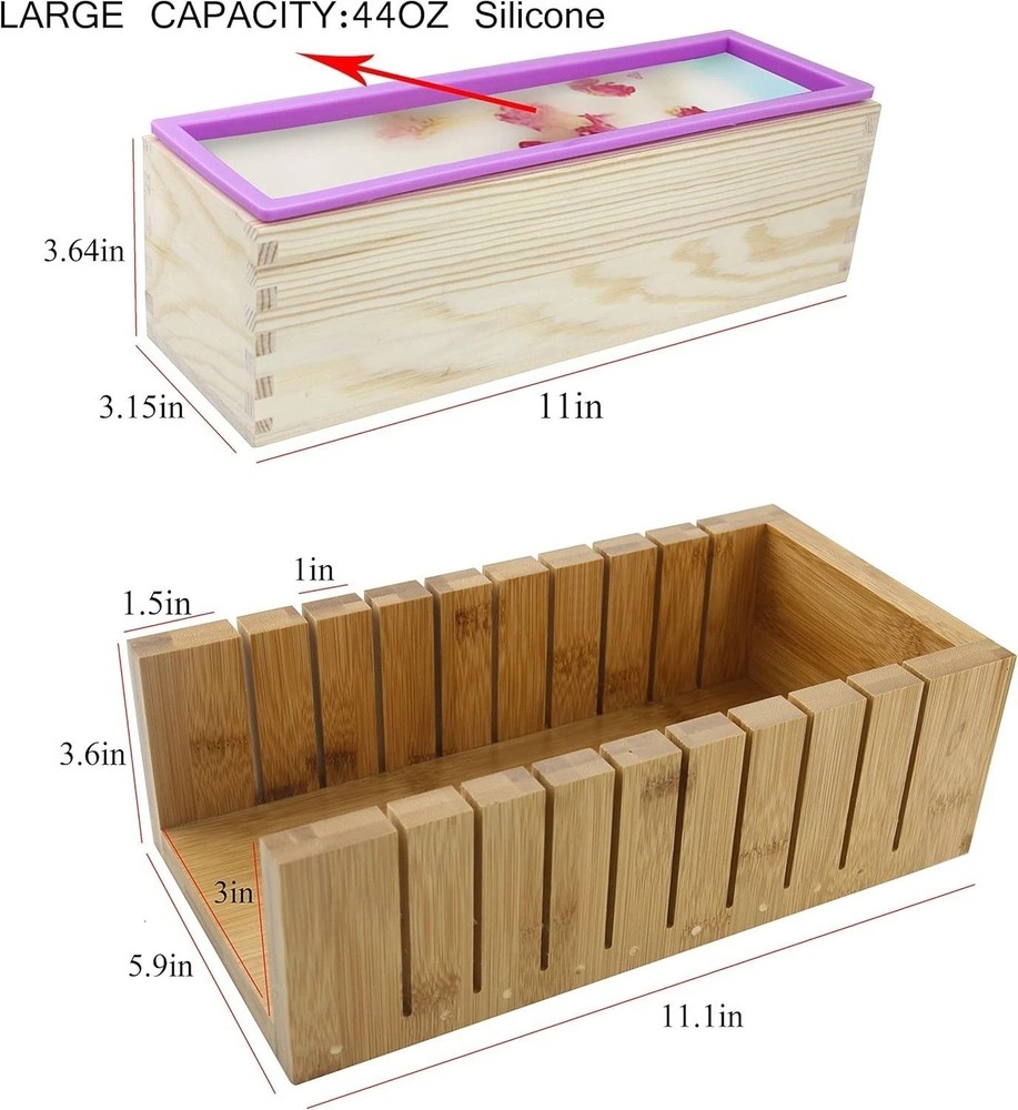 Silicone Soap Molds with Shrink Bags