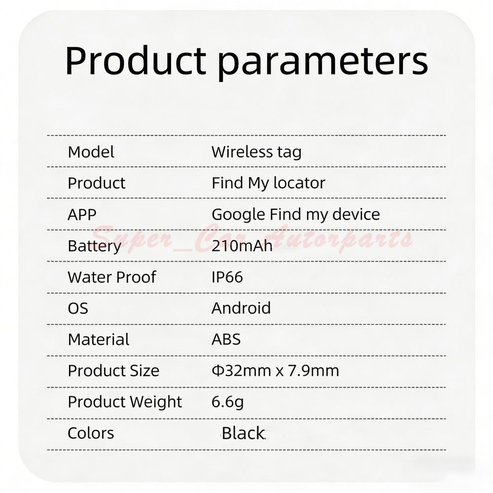 GPS Tracker for Vehicles, Real Time Car Tracking Device, Mini Hidden for Android