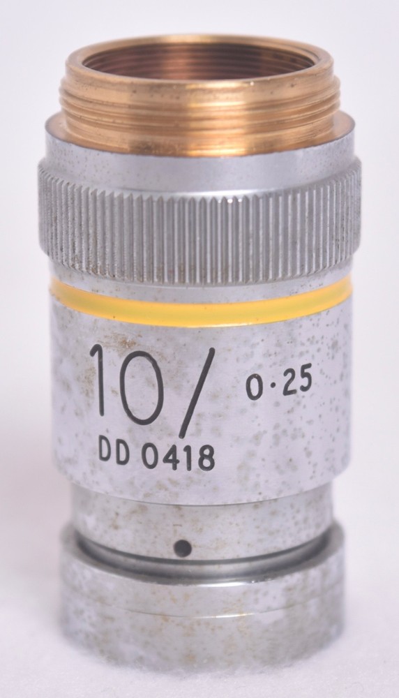 Vickers Microplan Objective Optics Microscope Lens 10/0-25 DD0418