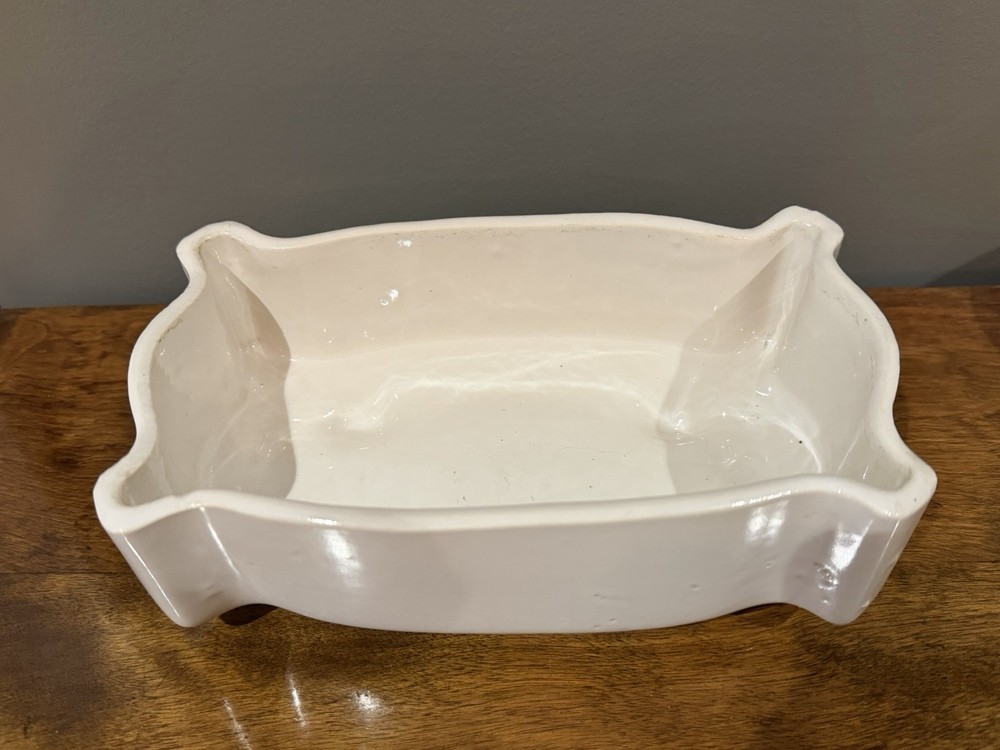 Vintage UPCO White Pottery Planter
