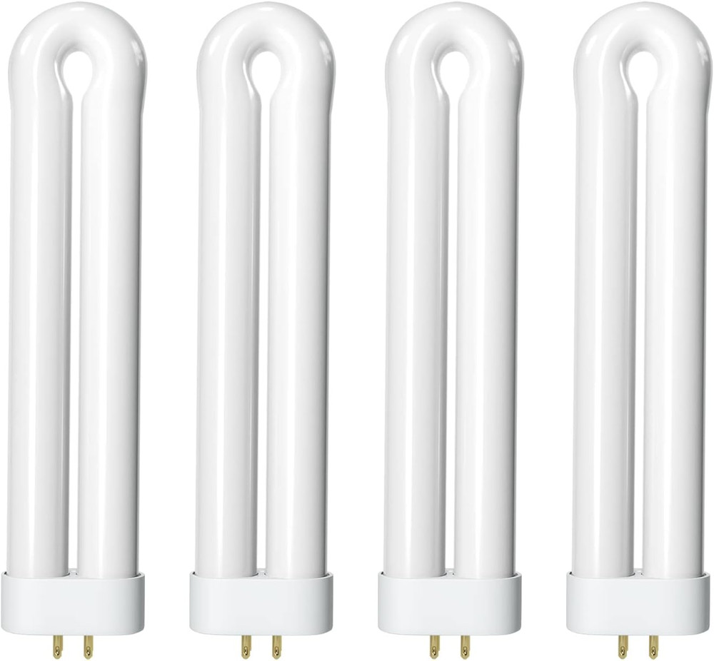 15W Replacement Bulb for Insect Zapper, 4-Pack, 4-Pin Base