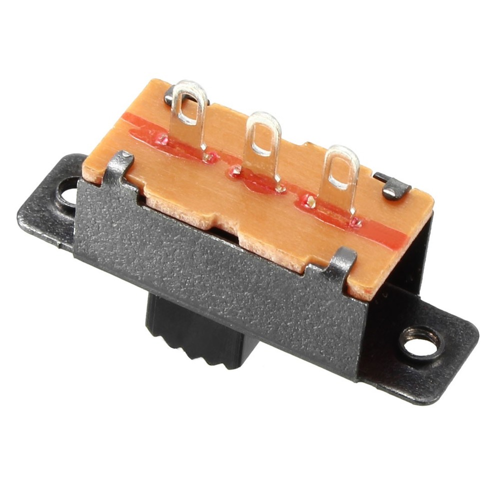 20pcs. 5mm Vertical Slide SPDT Switch 2 Position 3 Terminals PCB Hooks