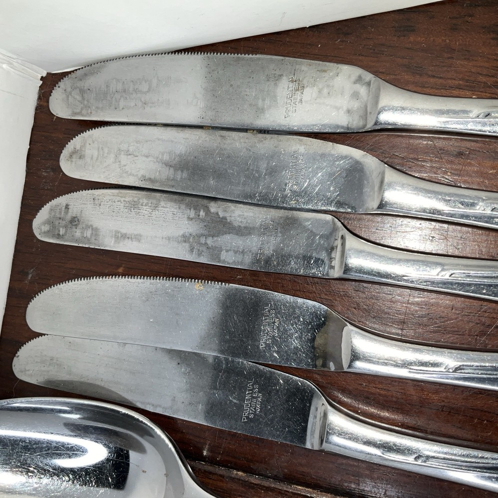 Prudential Stainless “Wheat Sprig” Flatware 30 PC Set