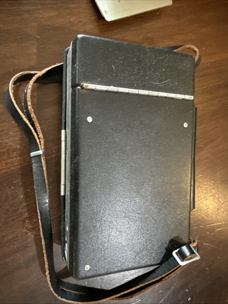 Vtg Polaroid Polaroid Automatic 100 Land Camera Case Flash Accessories Set