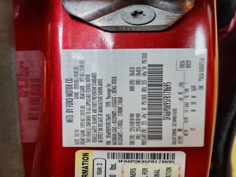 FUSION 2015 Air Shutter 894968