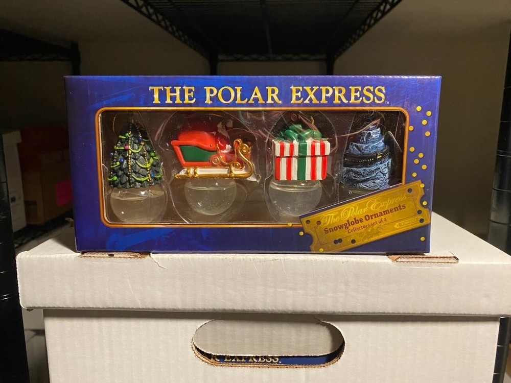 The Polar Express Snowglobe Ornaments