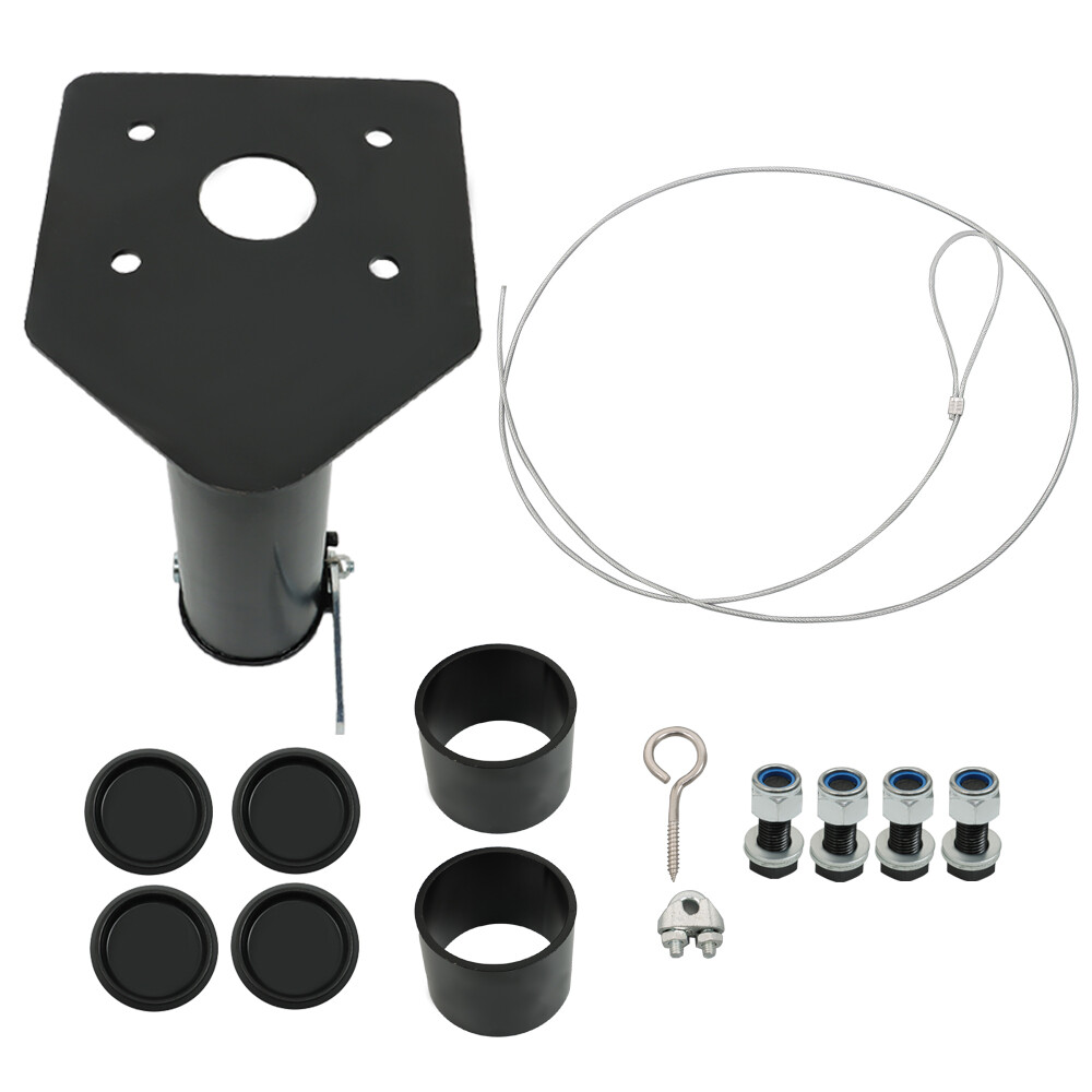 Adjustable 12" - 17" Forward Offset 5th Wheel Adapter Hitch to Gooseneck