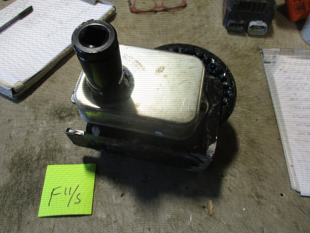 NOS DL Hand Winch w/Gearbox, Missing Handle