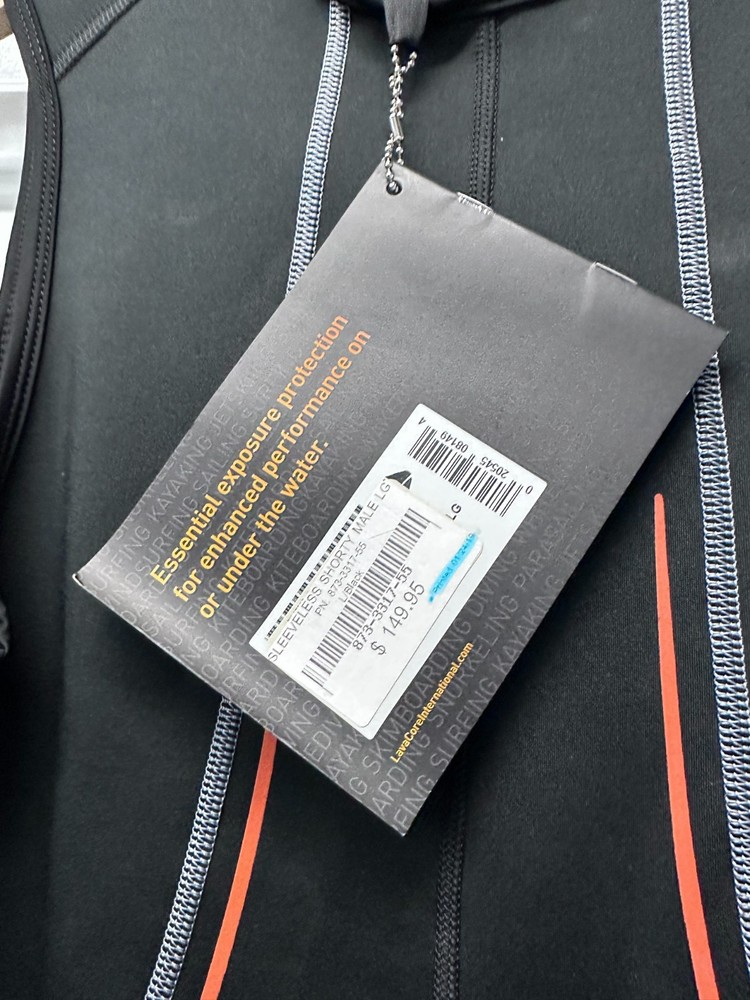 Men's Sleeveless Lavacore Wetsuit Size L