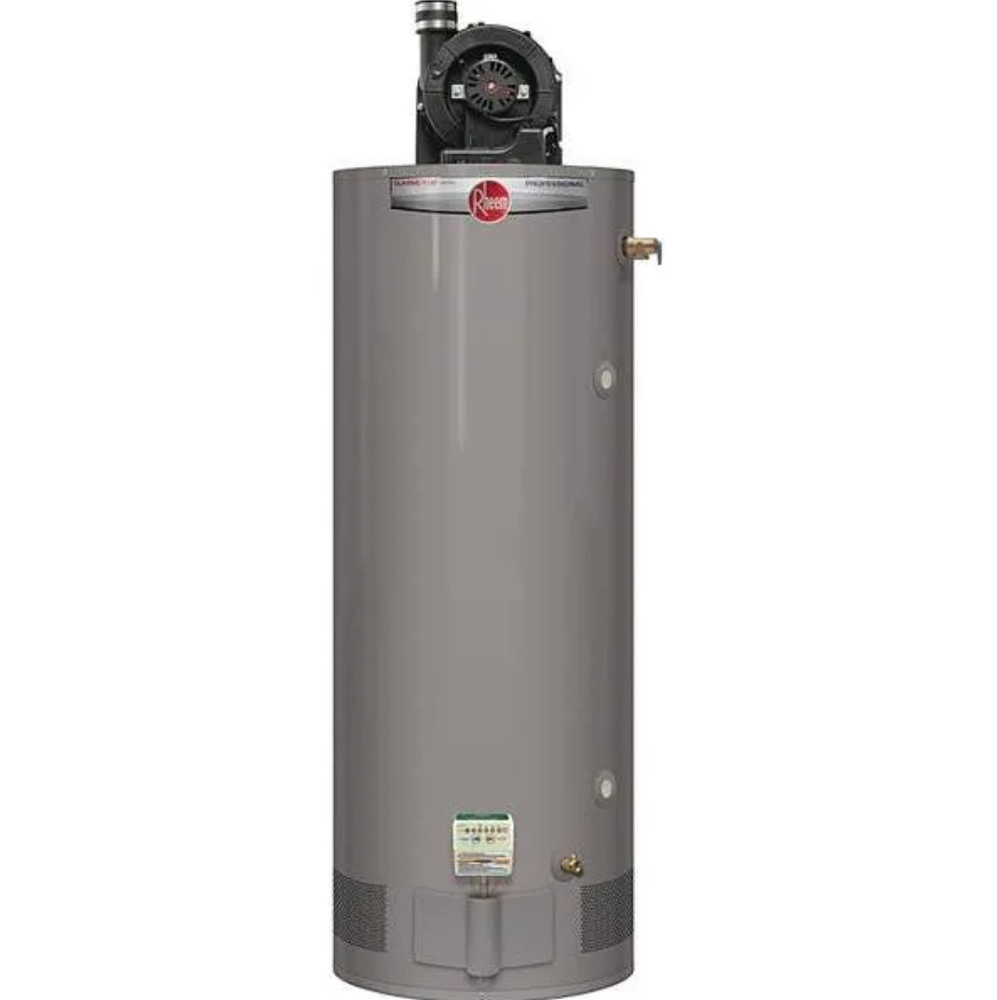 Rheem Classic Plus 75 Gal LP Gas Water Heater Power Vent 75.1k BTU Tall