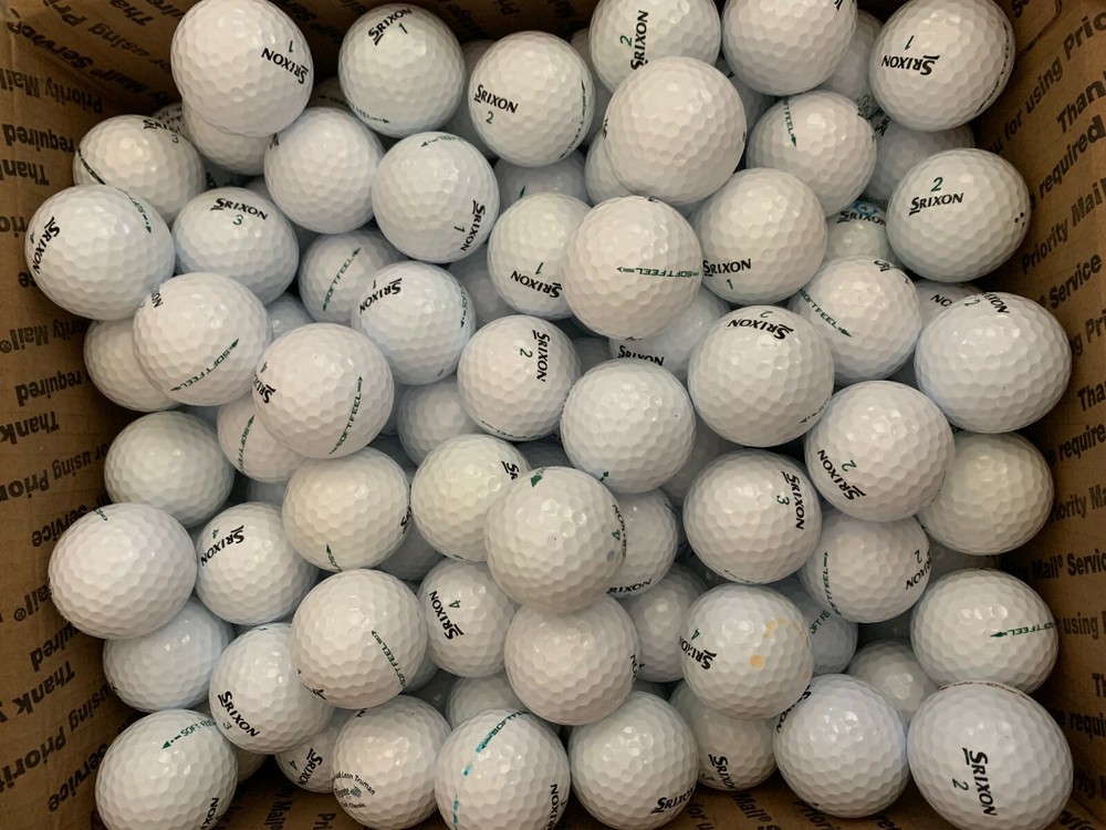 60 Srixon Soft Feel Mint AAAAA Used Golf Balls