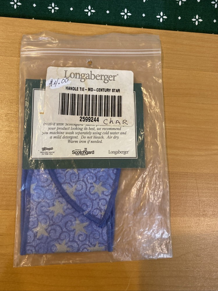Longaberger Medium Handle Tie Century Star