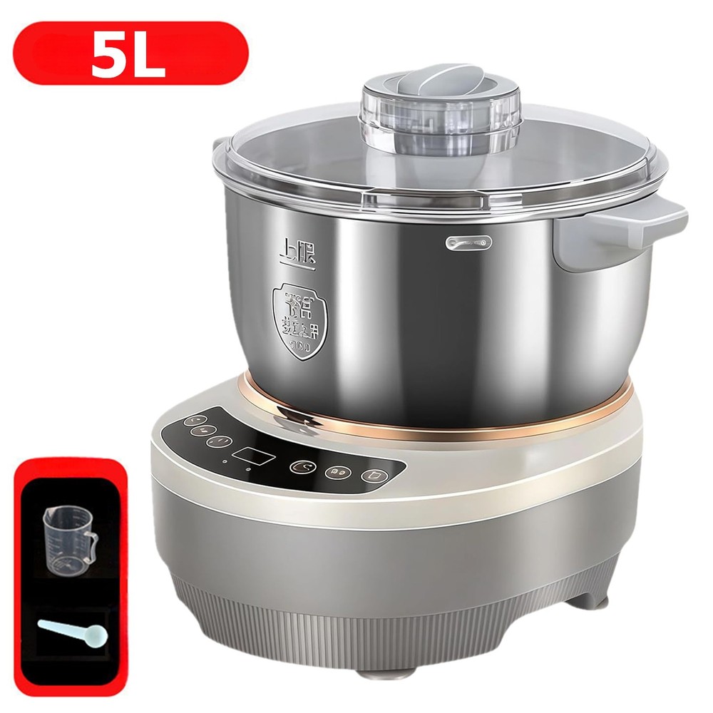 Dough Mixer 5L/7L Large Capacity Electric Dough Maker with Ferment Function