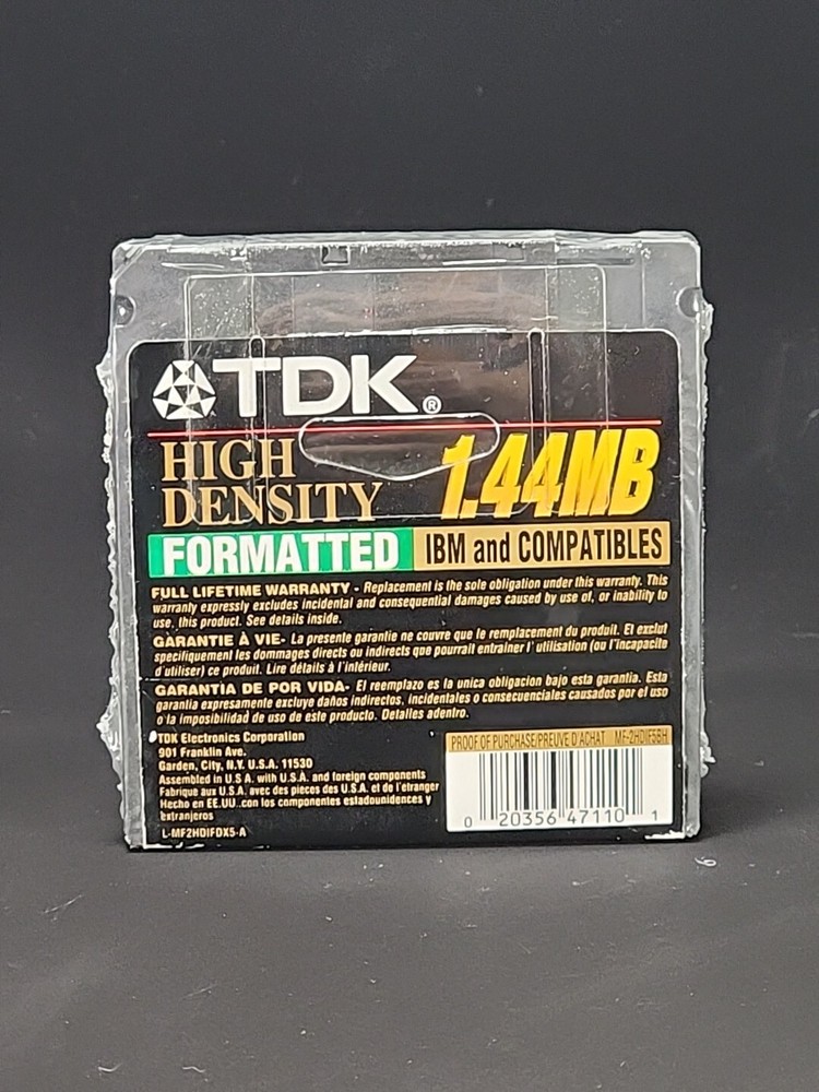 SAVE ICONS TDK 1.44MB 3.5" Floppy Discs 5 Pack