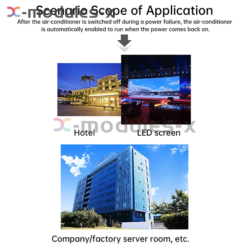 Universal Air Conditioner Power On Self Starter Module Restart Control Board