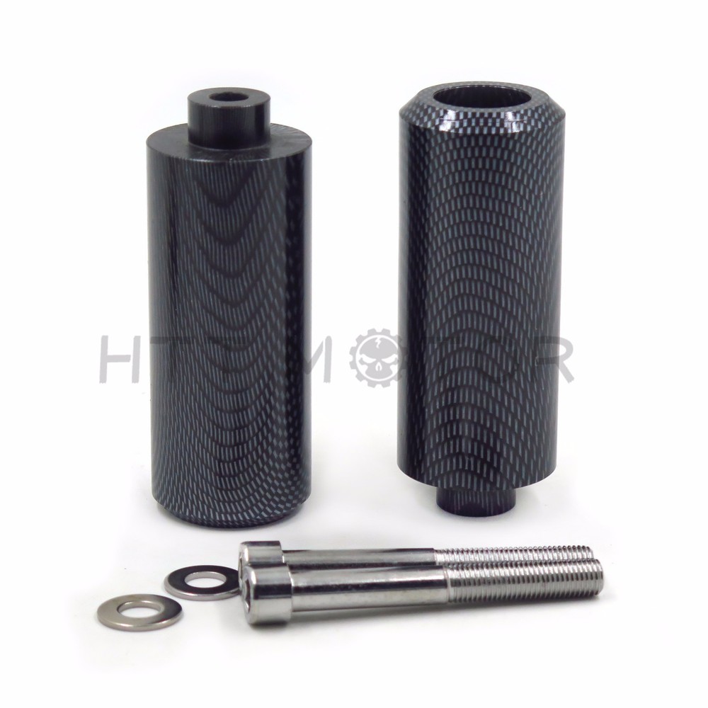 HTTMT Carbon Long Frame Sliders Crash Falling Protector For Yamaha FZ6 2004-2012