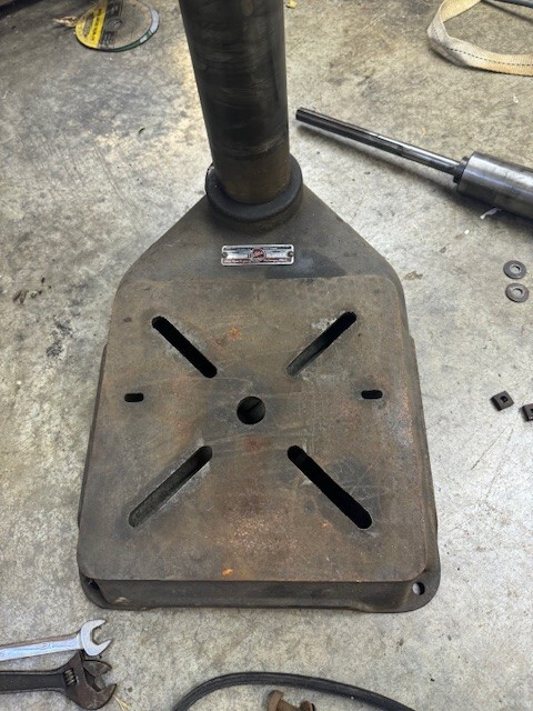 Vintage Atlas 64 Drill Press bench model Base 2.250 Column