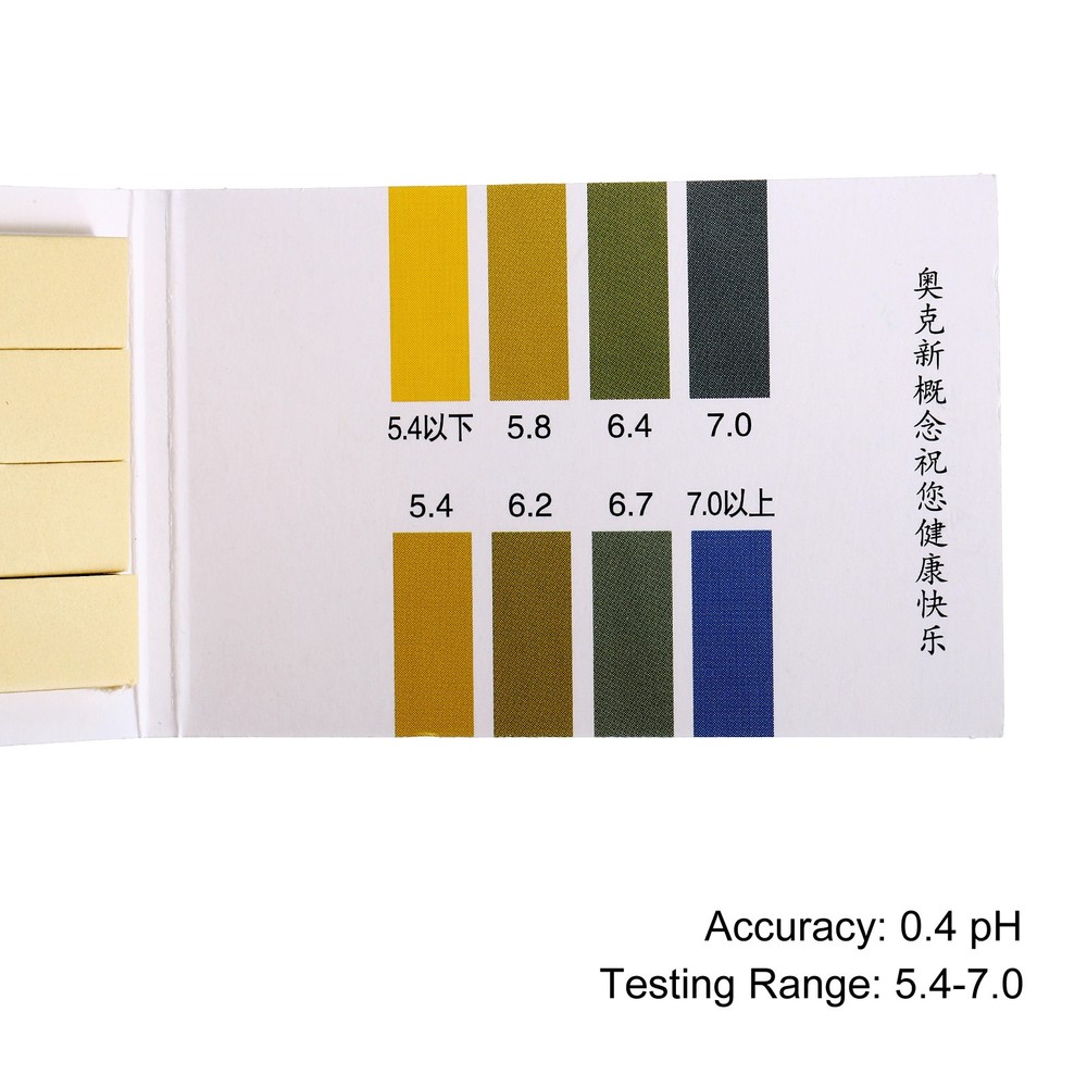 PH Test Strips 5.4-7.0.2pcs 80 Indicator Maps Sunflower Tester