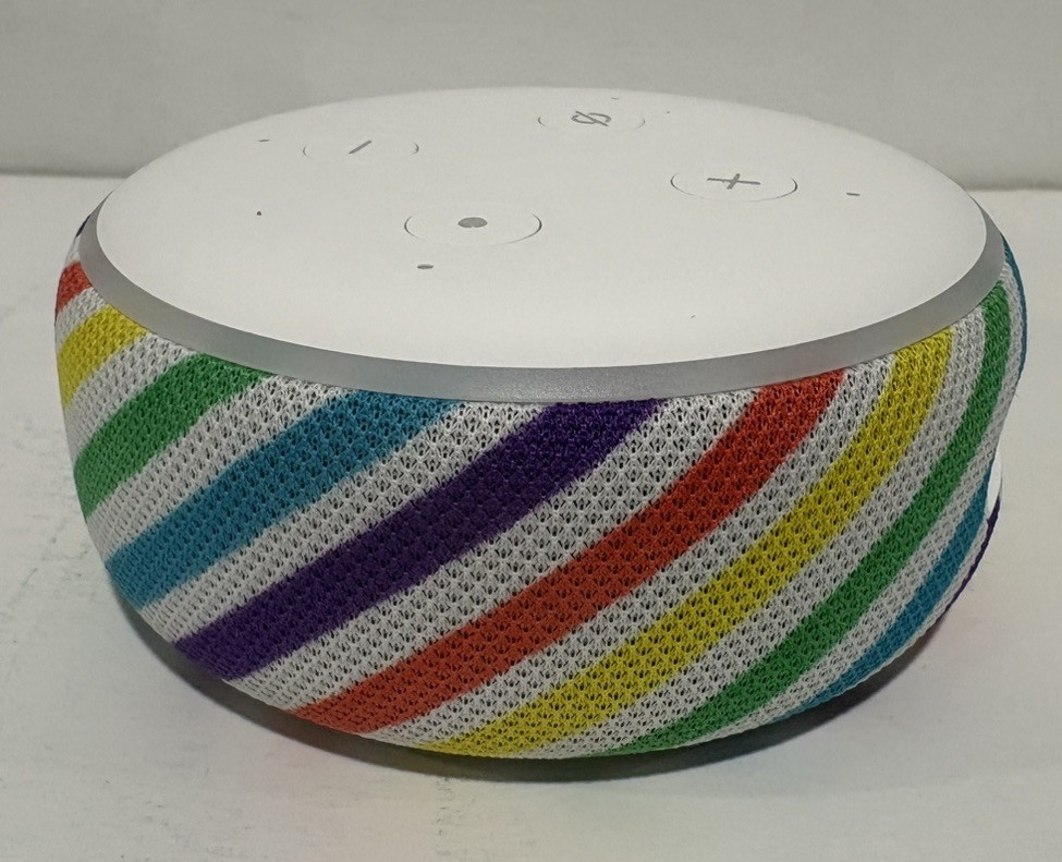 Amazon Echo Dot 3rd Gen. Smart Speaker Alexa Kids Edition Rainbow