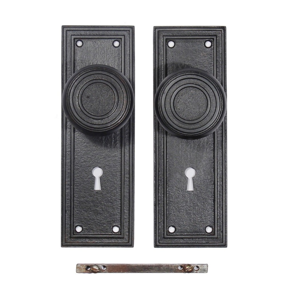 Antique Cast Iron Door Hardware Sets, 4 Sets Available, NDKS552