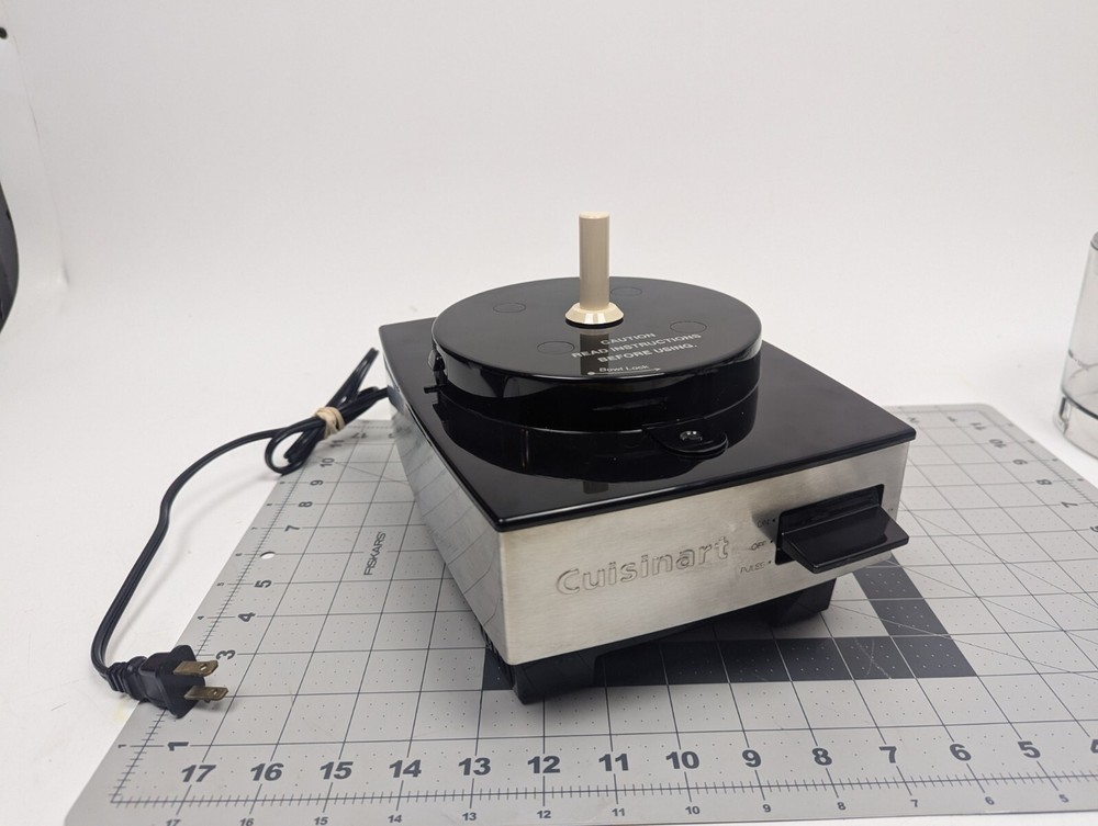 Cuisinart DLC-10 Food Processor DFP-7BC BASE ONLY Tested & Works