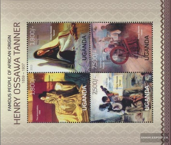 uganda 3095-3098 Sheetlet (complete issue) MNH 2013 Henry O. Tanner