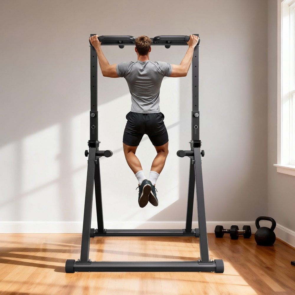 VEVOR Pull Up Bar 330LBS Capacity Pullup Bar Station with Triangular Structure