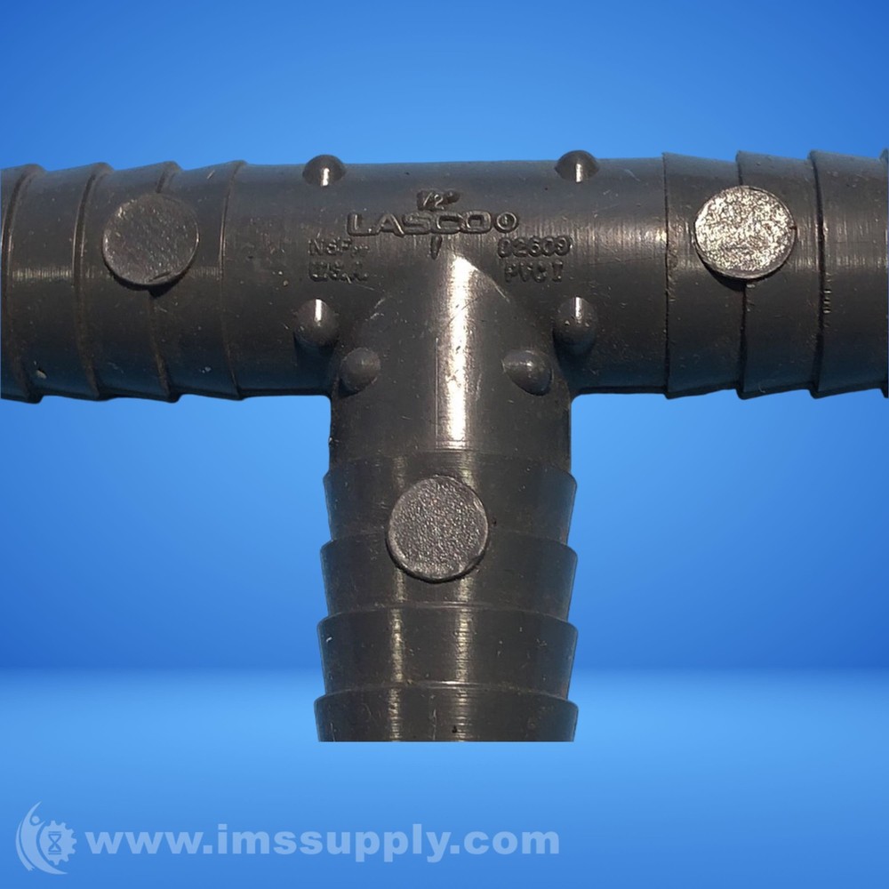 Lasco 1/2" PVC Barbed Insert Tee FNIP