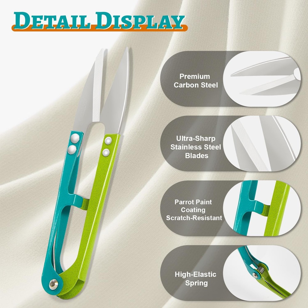 3 Pack Sewing Snips Yarn Thread Cutter Sewing Scissors for Crafs Stitch