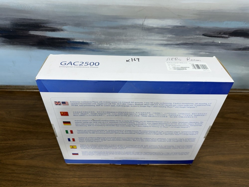Grandstream GAC2500 Android Enterprise Conference Phone New