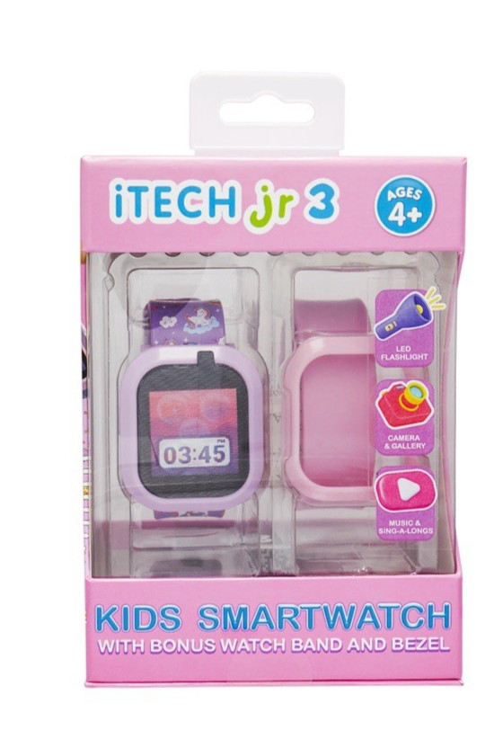 Itech Junior 3 Kids Bluetooth Enable Smartwatch Unicorn Interchangeable Straps