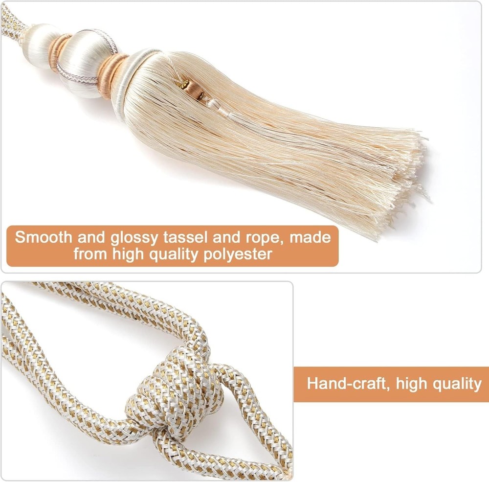 Handcrafted Tassel Curtain Tiebacks