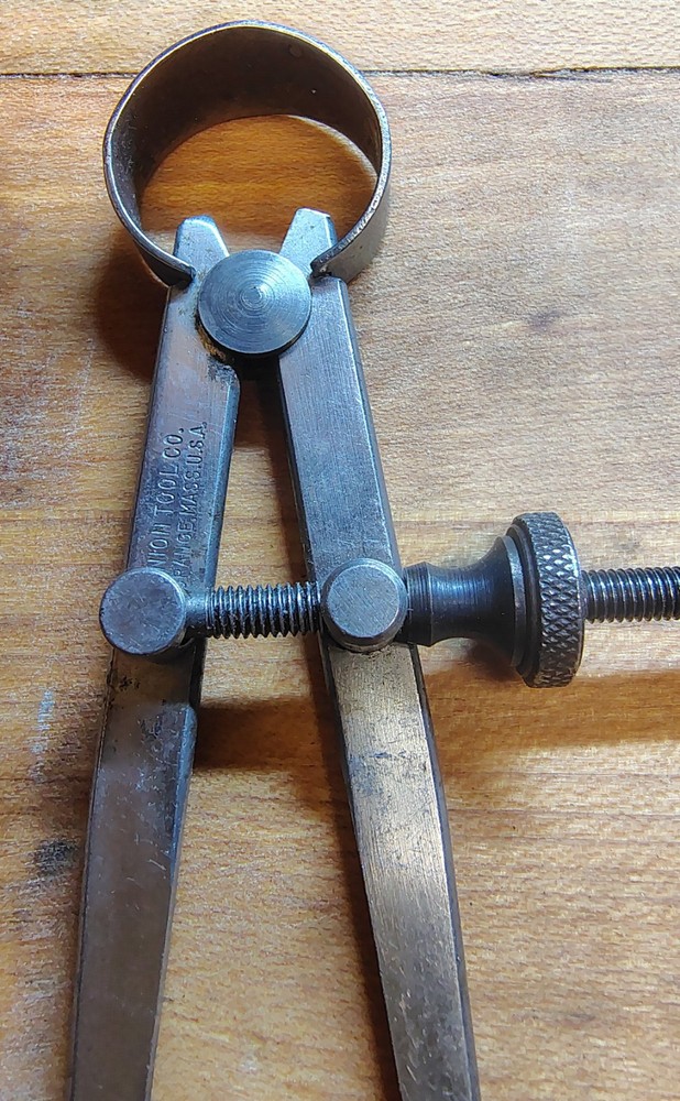 🗽 VINTAGE UNION TOOL 4" ID CALIPER